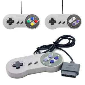 عصا تحكم سلكية 16Bit لوحدة تحكم الألعاب SNES لوحة تحكم SFC Gamepad