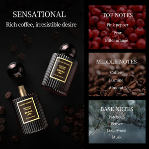 Perfume de perfumista OEM <span class=keywords><strong>Olor</strong></span> de larga duración Cinta de fragancia duradera Café negro Perfume de <span class=keywords><strong>mujer</strong></span> al por mayor - Product Image 3