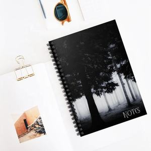 Cuadernos de espiral de alta gama con tapa dura, bajo pedido mínimo, color negro, con rayas universitarias - Product Image 2