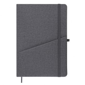 New Arrival <b>A5</b> Journal Eco-friendly Recycled PU Leather Hardcover Front Pocket Elastic Strap Office Promotional Thank Notebook - Product Image 4