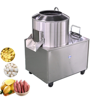 Industriële/commerciële aardappel schilmachine/snijmachine voor restaurants