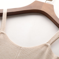 Belle robe d'été décontractée sans manches en tricot de haute qualité Vente en gros