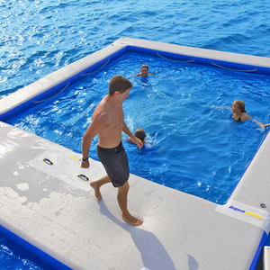 Piscina inflable portátil de la mejor calidad, piscina de mar flotante, yate - Product Image 1