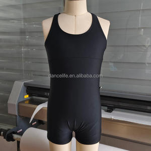 Trajes de bailarina para niñas, ropa de entrenamiento de danza, leotardo de ballet con tirantes cruzados en la espalda, unitardo, leotardo de gimnasia - Product Image 2