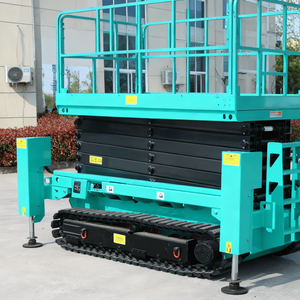 Самоходный ножничный подъемник для пересеченной местности 6-12 м |   Электрическая гидравлическая мобильная рабочая платформа на гусеничном ходу с 2-летней гарантией - Product Image 5