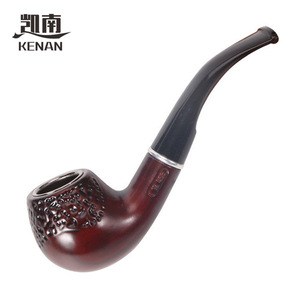 Kenan Engraved Bent Tobacco Pipe Durable Detachable Washable For Smoking - Product Image 3