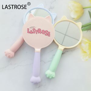 Make Your Own logo Lip Shape Hand <b>Mirror</b> Black Pink Makeup <b>Mirrors</b> for Women's Daily Makeup - Product Image 5