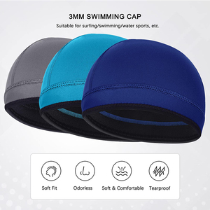 Cappello da immersione in Neoprene personalizzato cappello da immersione termico da 2MM cuffia da nuoto per Snorkeling cappello da Surf berretto da nuoto impermeabile - Product Image 6
