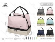 Borsa Termica Trapezoidale Bicolore 600D con Manico e Chiusura a Cerniera per Conservazione Alimenti - Product Image 1