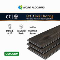 Revêtement de sol SPC extérieur imperméable, planches de vinyle SPC à emboîtement par clic pour garage et terrasse