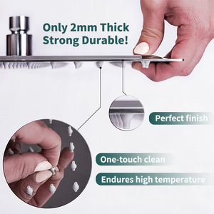 GEE-N из нержавеющей стали квадратная хромированная насадка для душа - Product Image 6