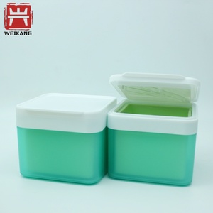 Vasetto <span class=keywords><strong>in</strong></span> PET trasparente satinato per cosmetici, maschere viso, toner, balsamo, crema, con pinzette per applicazione toner viso - Product Image 5