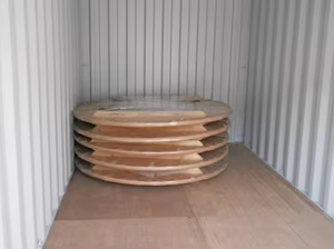 Hiện Đại Vòng Rắn Gỗ Gấp Bàn Tiệc Cho Đám Cưới Trang Trại Các Sự Kiện Ăn Uống Cho Phòng Khách Cho Thuê - Product Image 4