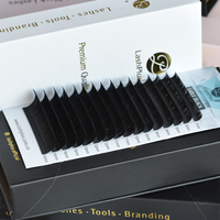 LashPlus cachemire 0.04 cachemire noir mat coréen pbt extension de cils. 02 extensions de cils plateaux de volume en gros