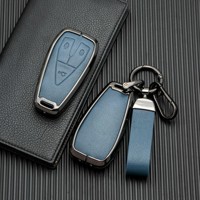 Housse de clé de voiture en métal populaire pour Changan UNI X5 X7 CS75 Plus UNI-V UNI-Z LUMIU HUNTER CS15 CS35 CS95 EADO en noir bleu marron