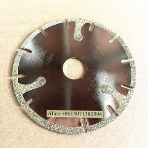 115mm Electroplated Kim Cương Đá công cụ cắt đĩa công cụ granit lưỡi đá quý đá công cụ máy mài góc 125 - Product Image 2