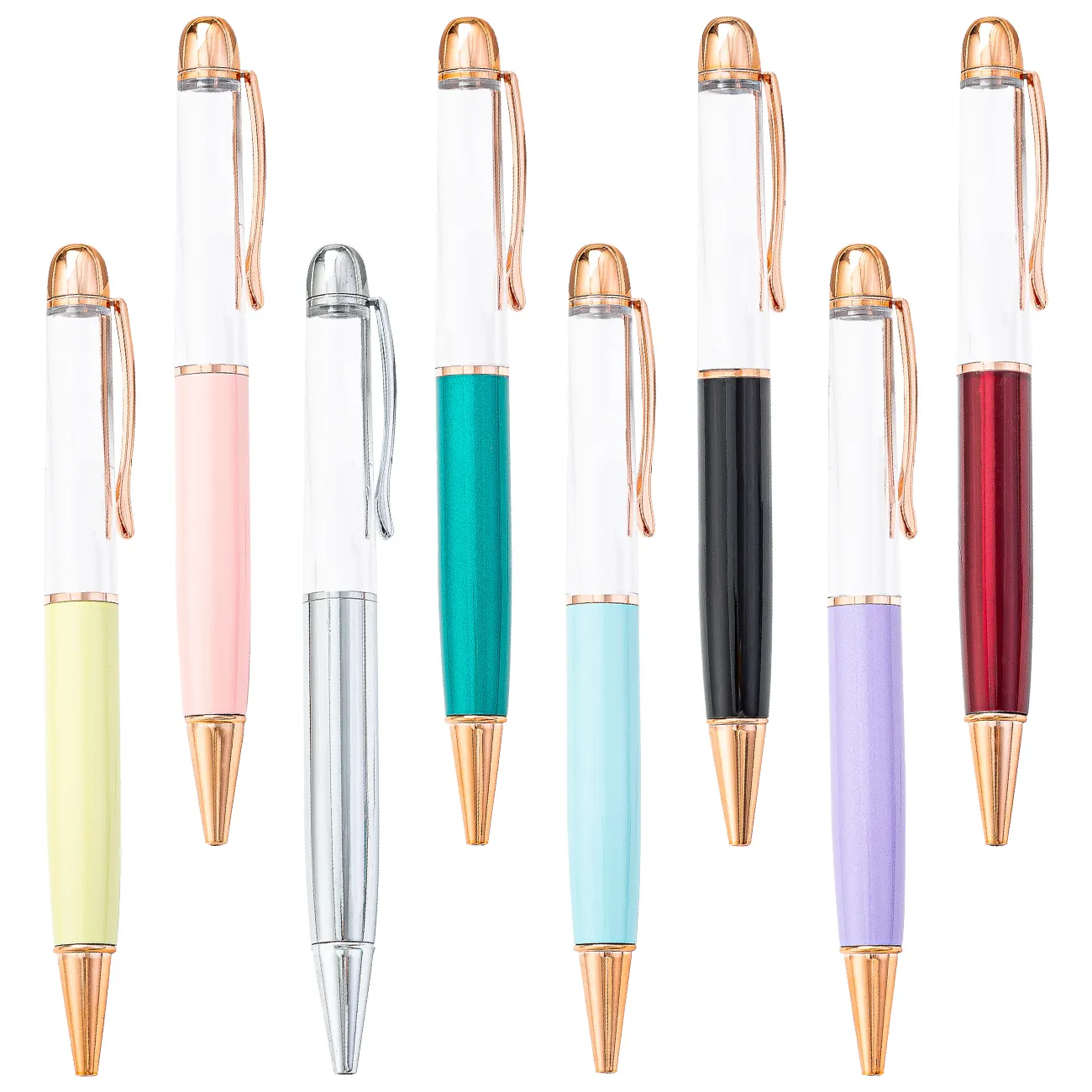 जापान थोक नई डिजाइन प्रचारक धातु Ballpoint कलम बड़े आकार वसा खाली DIY कलम