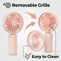 Nouveautés : Mini ventilateur de poche électrique portable rechargeable USB avec logo personnalisé, en plastique, pour usage domestique et extérieur, à commande tactile