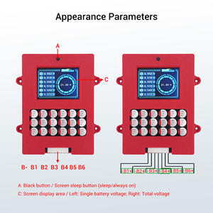 HeltecEnergy موازن نشط 6S 5A مع شاشة موازن LFP NCM lo موازن بطارية 6S 5A مع عرض الجهد - Product Image 2