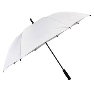 Paraguas de Golf Recto Blanco de Diseño Clásico de 27 Pulgadas, Resistente al Viento, con Logotipo Personalizado, Regalo Empresarial o Herramienta Publicitaria - Product Image 1