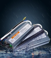 IP68 extérieur étanche LED pilote alimentation entrée AC 110v/220V sortie DC 12v/24v transformateurs haute/basse tension 10W-400W