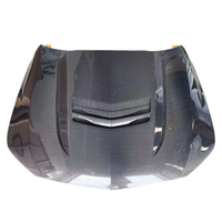 Capot en fibre de carbone sèche, directement d'usine, pour Cadillac CT4 2020+, mise à niveau vers un capot de style V, kit de conversion de voiture, pièces de carrosserie