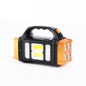 Công suất cao LED Đèn pin không thấm nước USB có thể sạc lại cắm trại làm việc ánh sáng <span class=keywords><strong>TORCH</strong></span> với ABS cơ thể năng lượng mặt trời Powered ngoài trời <span class=keywords><strong>Torch</strong></span> - Product Image 2