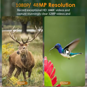 Nouvelle caméra de détection d'animaux sauvages 4K haute <span class=keywords><strong>définition</strong></span> 48MP, étanche IP67, avec connexion point à point et contrôle Wi-Fi, activée par le mouvement - Product Image 5