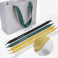 Ruban en gros OEM de couleur unie en gros-grain imprimé avec logo personnalisé, poignée en corde et embouts métalliques