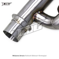 Système d'échappement Catback OEM pour McLaren Artura 2021+ avec embouts en titane et silencieux en acier inoxydable