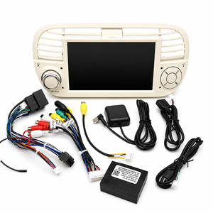 Autoradio Android 7'' con Montaggio su Cruscotto per <span class=keywords><strong>Fiat</strong></span> 500 C 2007-2015, Android <span class=keywords><strong>Auto</strong></span> Wireless, CarPlay Integrato, WiFi, MP3, USB, 1024x600, 1 Anno di Garanzia - Product Image 6