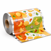 Sacs en Mylar à fermeture éclair anti-odeur imprimés sur mesure, emballage flexible de qualité alimentaire, film en sachet, rouleau de film Bopp PET CPP PE