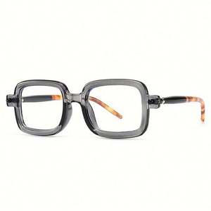 Vente en gros de lunettes de soleil classiques vintage à rivets noirs transparents, lunettes de soleil carrées de petite taille pour hommes - Product Image 5