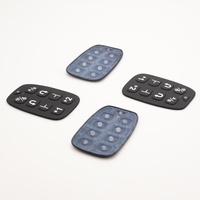 Teclado de Silicona con Iconos Impresos Personalizados, Botones de Goma Multifunción para Ensamblaje de Control Remoto Inalámbrico