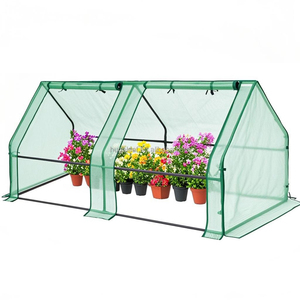 Invernadero Metálico Portátil Moderno para Jardín con Puerta Enrollable para Huerto - Product Image 1