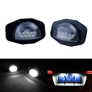 Luz LED para matrícula 81270-12521, luz blanca para Toyota Alphard Corolla Camry, tipo empotrado, carcasa de plástico - Product Image 1