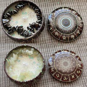 Bougies parfumées en cristal, expédition gratuite, cadeau de Surprise caché, astrologique, avec Bracelet en pierre, vente en gros - Product Image 5