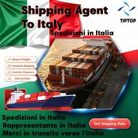 Agente de envío Italia Envío marítimo Aeropuerto de Roma Fiumicino Seguimiento de envío Flete Envío Logística Flete Exportación