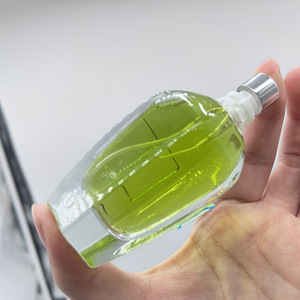 Elegante Botella de Perfume Hexagonal de 35 ml, Alta Calidad, Fondo Grueso con <span class=keywords><strong>Ventana</strong></span>, Tapa Dorada, Envases de Belleza - Product Image 6
