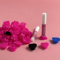 Support de colle à ongles en silicone en forme de couronne et de fleur, mini, 2g, pour nail art