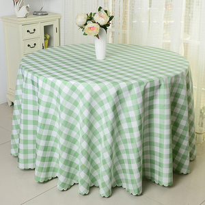Custom Hotel Restaurant Cloth Artist Home Garden Plaid <strong>Tablecloth</strong> Cafe Hotel Round <strong>Large</strong> <strong>Tablecloth</strong> - Product Image 4
