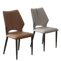 Chaises de cuisine design moderne et européen en stock Chaises de table à manger en métal disponibles en différentes couleurs
