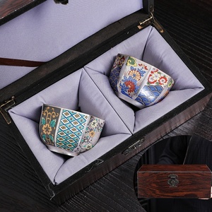 Tradizionale 100ml ceramica Gaiwan Set <span class=keywords><strong>da</strong></span> tè con coperchio e piattino classico cinese tazza <span class=keywords><strong>da</strong></span> tè in porcellana - Product Image 6