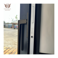 DEMEA Porte coulissante en aluminium résistante aux intempéries Portes coulissantes panoramiques à double vitrage résistantes
