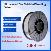 Alambre de soldadura sin gas E71T-GS de 0.8mm, 1kg, 5kg, alambre MIG autoprotegido, venta al por mayor, directo de fábrica