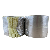 Laine de verre ignifuge AU AS/NZS 1530.3 avec feuille d'aluminium R3.6 150mm UET, isolation en laine de verre ignifuge pour toiture de bâtiment