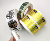 Etiquetas Adhesivas de PVC de Alta Resistencia, Impermeables y Anti-Robo para Impresión de Vinilo Personalizado, Sellado de Garantía, Grado Alimenticio
