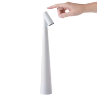Lampe de table LED sans fil rechargeable, anti-éblouissement, à intensité réglable par toucher, portable, pour chevet et bureau, type C