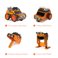 Kit de Robot WeeBot Jeep STEM para el Aula, Robot de Control Remoto, Kit Educativo de Codificación STEM, Robot Programable DIY para la Escuela