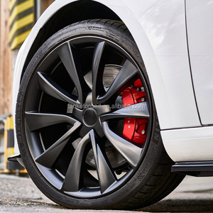 Cerchi Neri da 18-22 Pollici per Veicoli Elettrici X Plaid, Cerchioni Forgiati in Alluminio con ET <span class=keywords><strong>25mm</strong></span> per Tesla Model 3, Model Y e Model S - Product Image 3